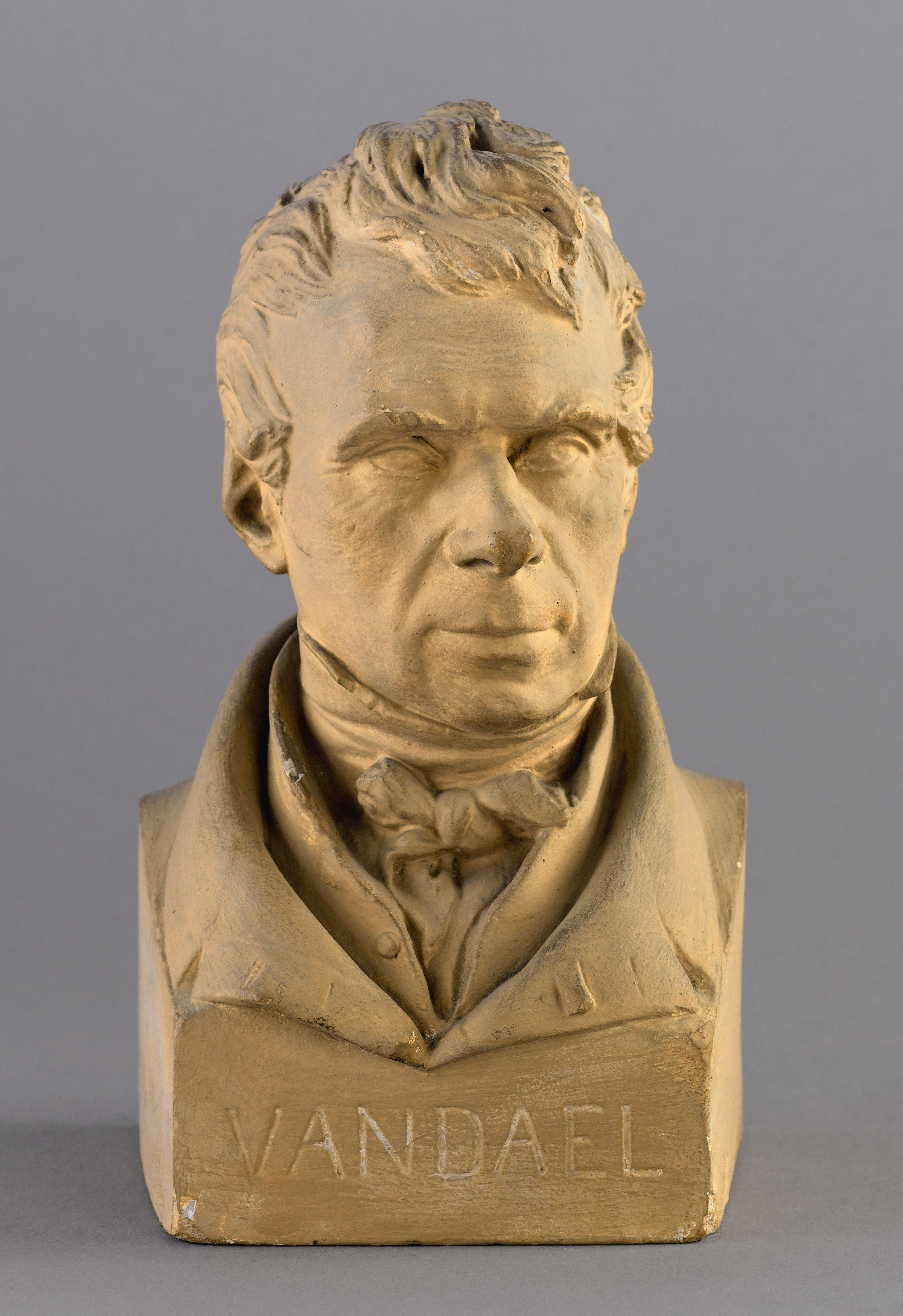 Jean Pierre Dantan, Portrait sérieux du peintre belge, jean-François Vandael (1764-1840)