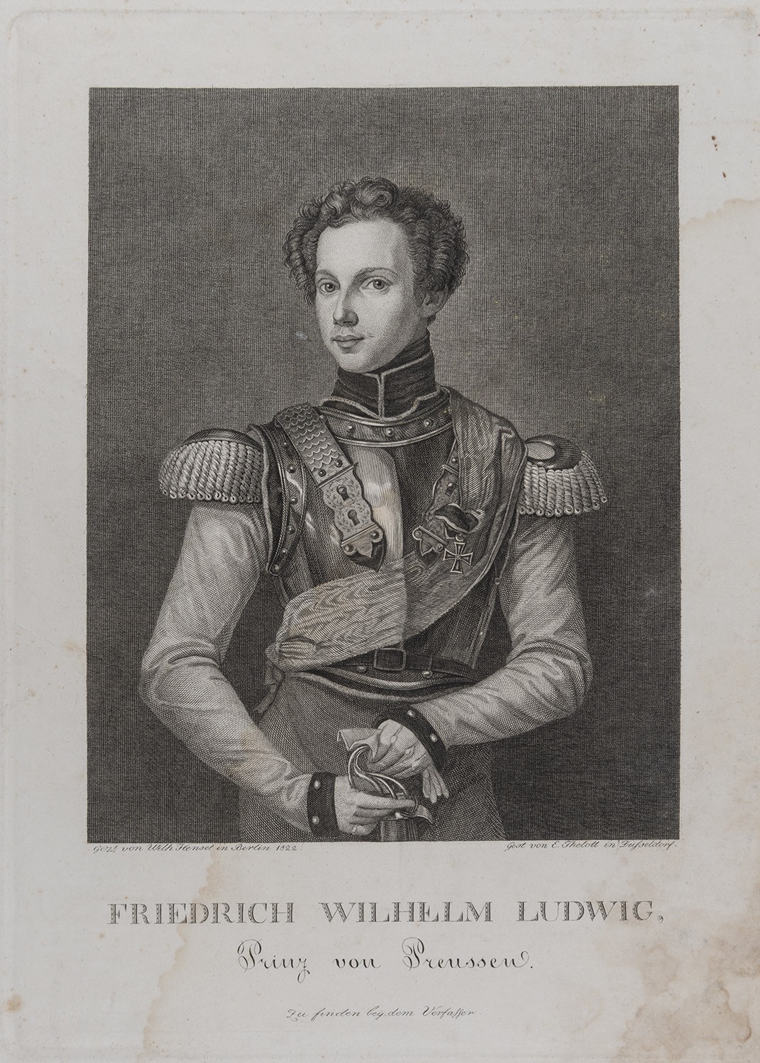 Ernst Carl Thelott, Friedrich, Prinz von Preußen (1794–1863), preuß. General der Kavallerie