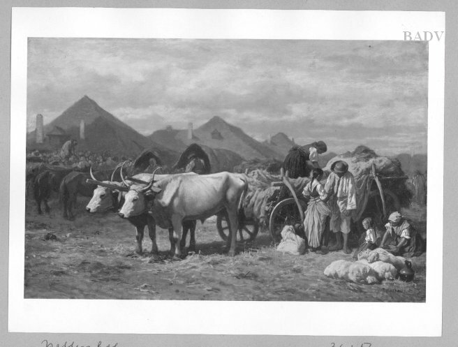 August von Pettenkofen, Hungarian peasants