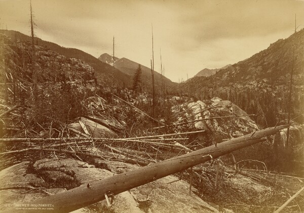 William Henry Jackson, "Roches Moutonnies" Near The Mountain of The Holy Cross