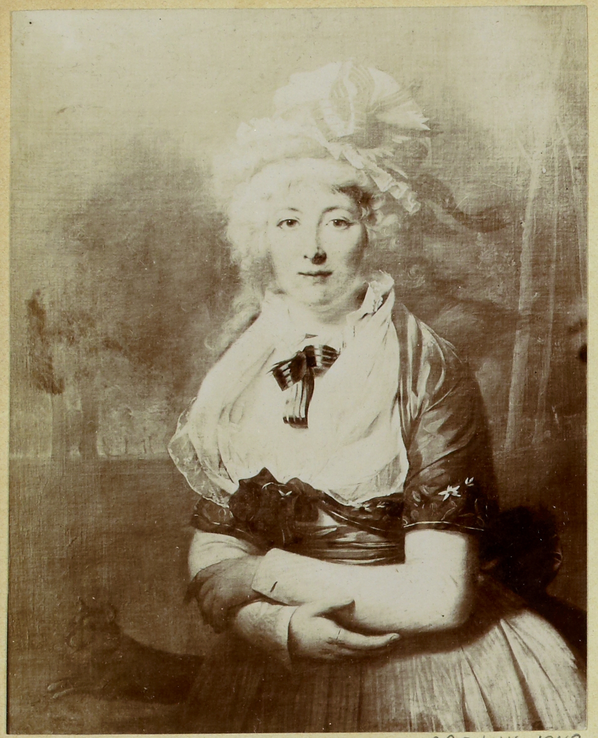 Anonyme, 74 - Portrait de femme (Danloux)