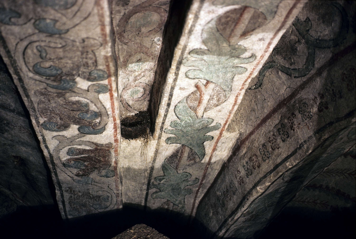 Rune Hammarling, Lime painting in Viksta Church, Viksta parish, Uppland 1986