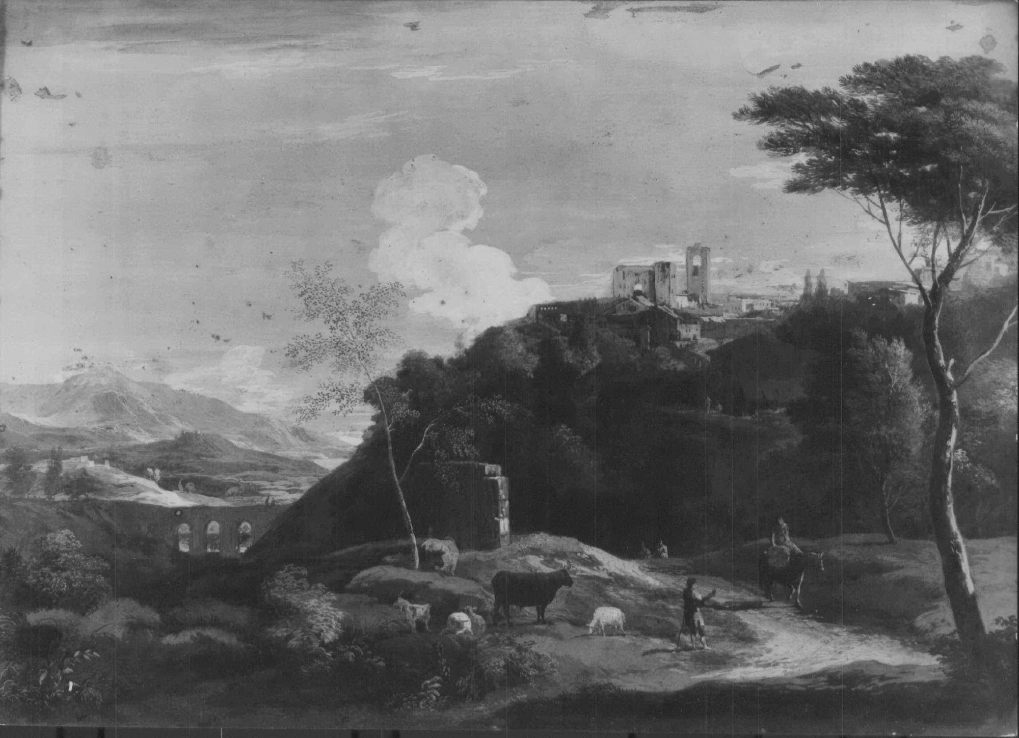 Marco Ricci, Landscape with a Hill Town