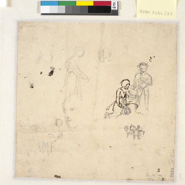 Dankvart Dreyer, Figurstudier