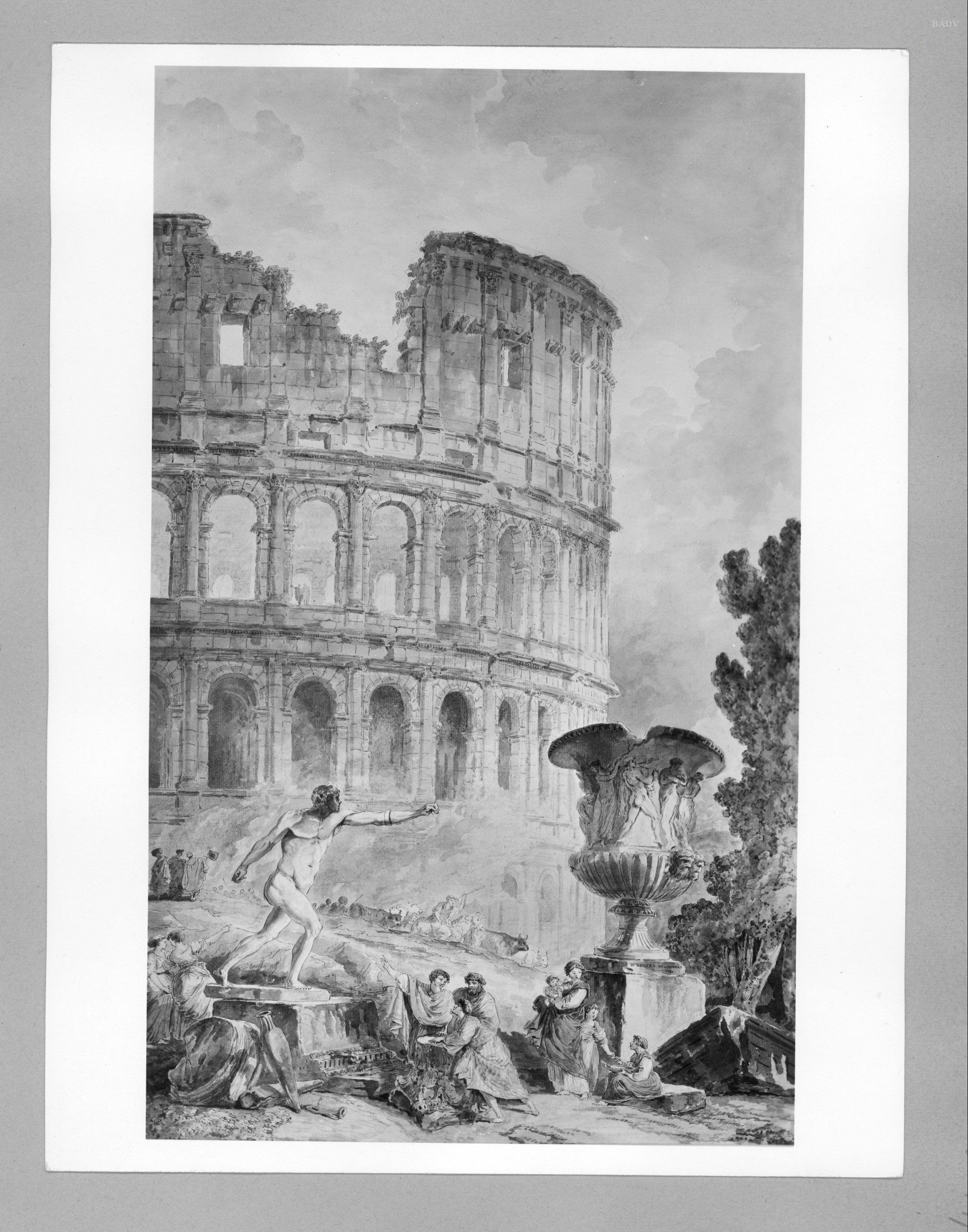 Hubert Robert, Kolosseum in Rom