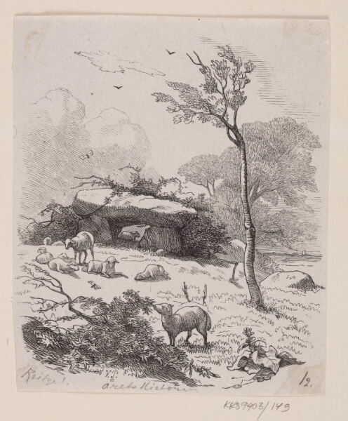 H.P. Hansen, Illustration til "Årets Historie" i H.C. Andersen, "Eventyr og Historier", Bind 2