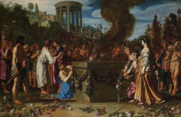 Pieter Lastman, De offerstrijd tussen Orestes en Pylades