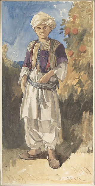 William James Müller, Standing Turkish Youth