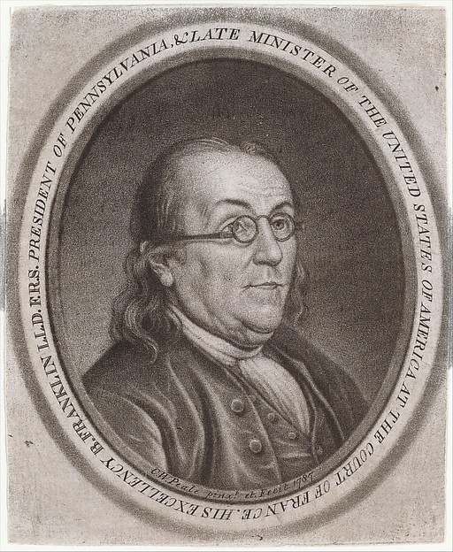 Charles Willson Peale, Benjamin Franklin