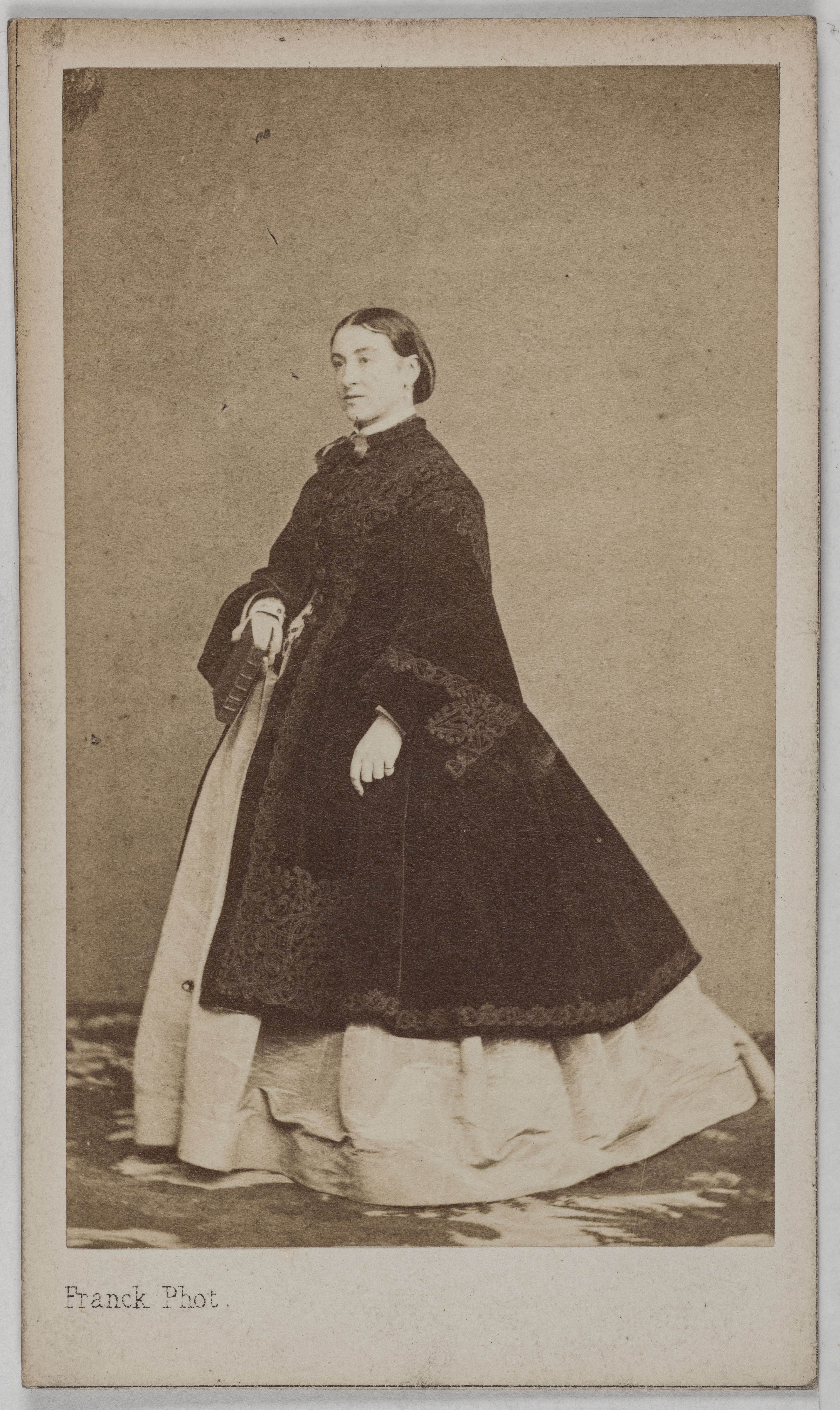 Franck, Portrait de Julie, Clémentine, Catherine Jouassain (1829-1902), (actrice à la Comédie française)