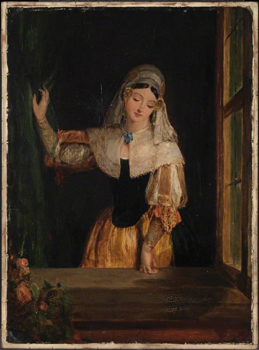 Gilbert Stuart Newton, A Dutch Girl (‘The Window’)