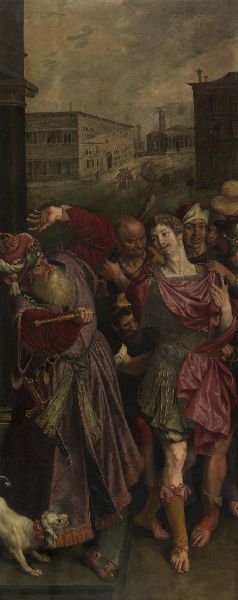 Ambrosius Francken I, Sebastian of Rome Being Captured by Diocletian