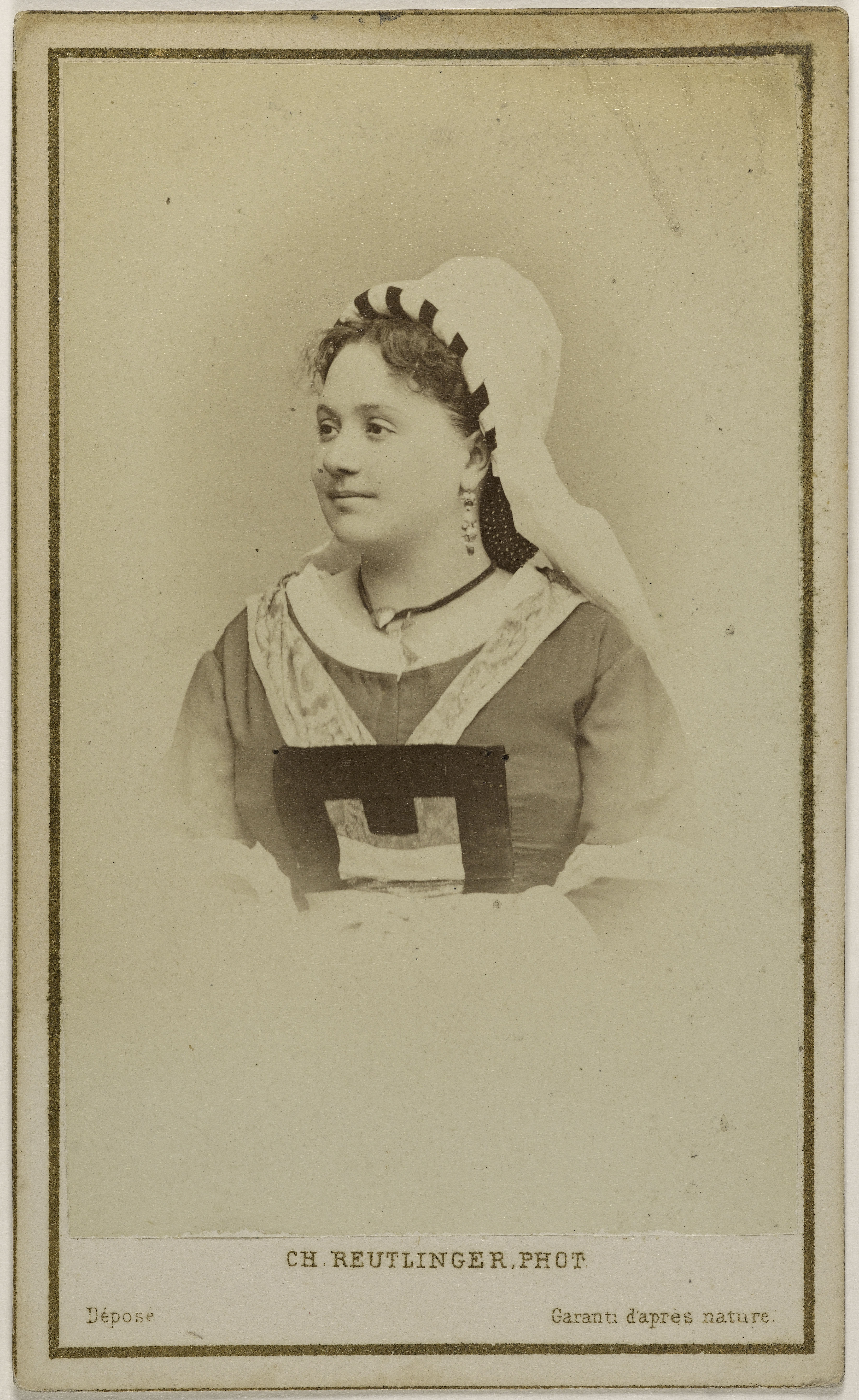 Charles Reutlinger, Portrait de Bellamy, Maria, (1835-), (actrice)