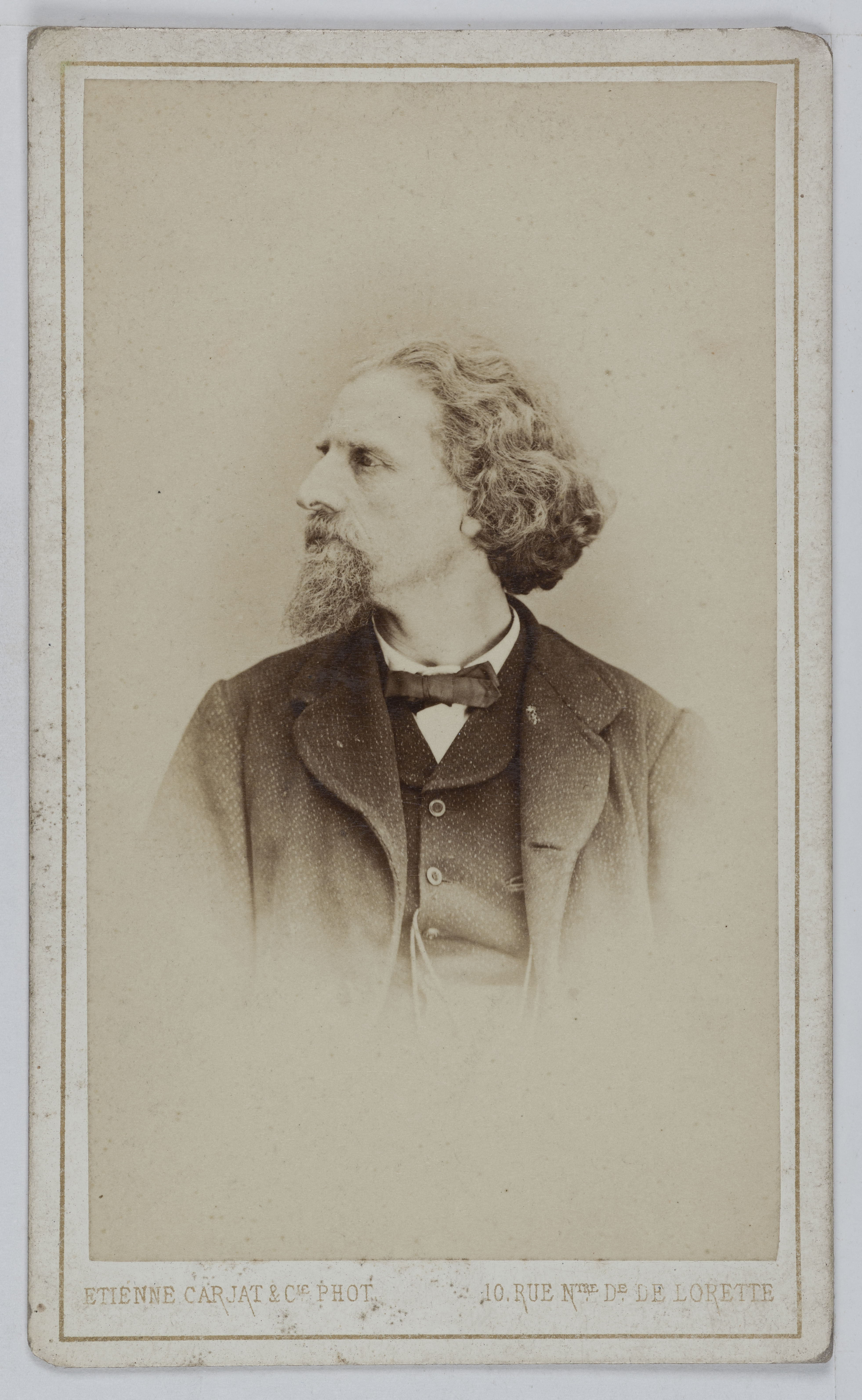 Carjat & Cie, Portrait d'Antoine Renard (1825-1872), ténor d'opéra.