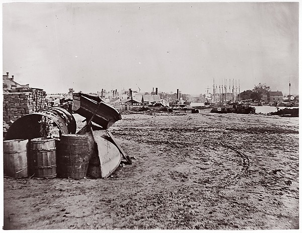 Alexander Gardner, Wharves at Richmond, Virginia
