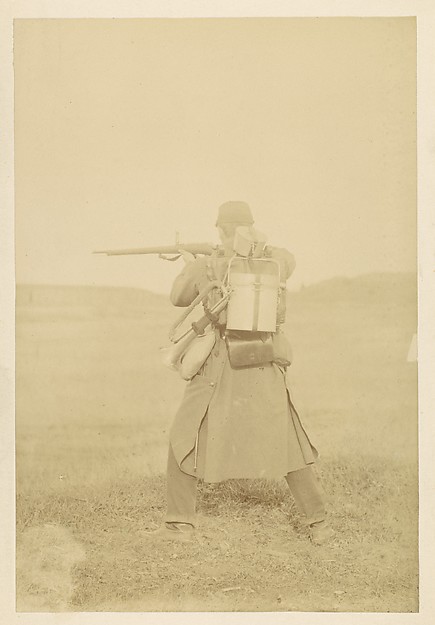 Unknown, [Standing Soldier Aiming Rifle]