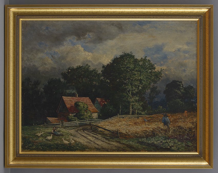 Karl Hagemeister, Ansicht aus Ferch, 1870