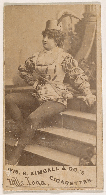 William S. Kimball & Company, Mlle. Iona, from the Actresses series (N203) issued by Wm. S. Kimball & Co.