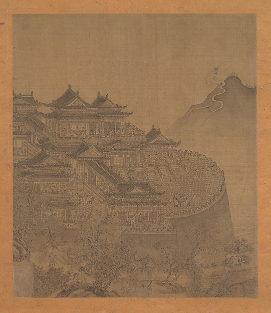 Unidentified artist, The Immortal Lü Dongbin Appearing over the Yueyang Pavilion