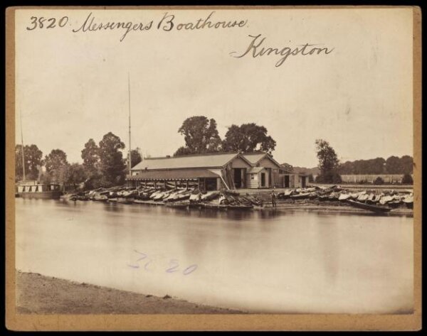Francis Frith, Messengers Boathouse.  Kingston