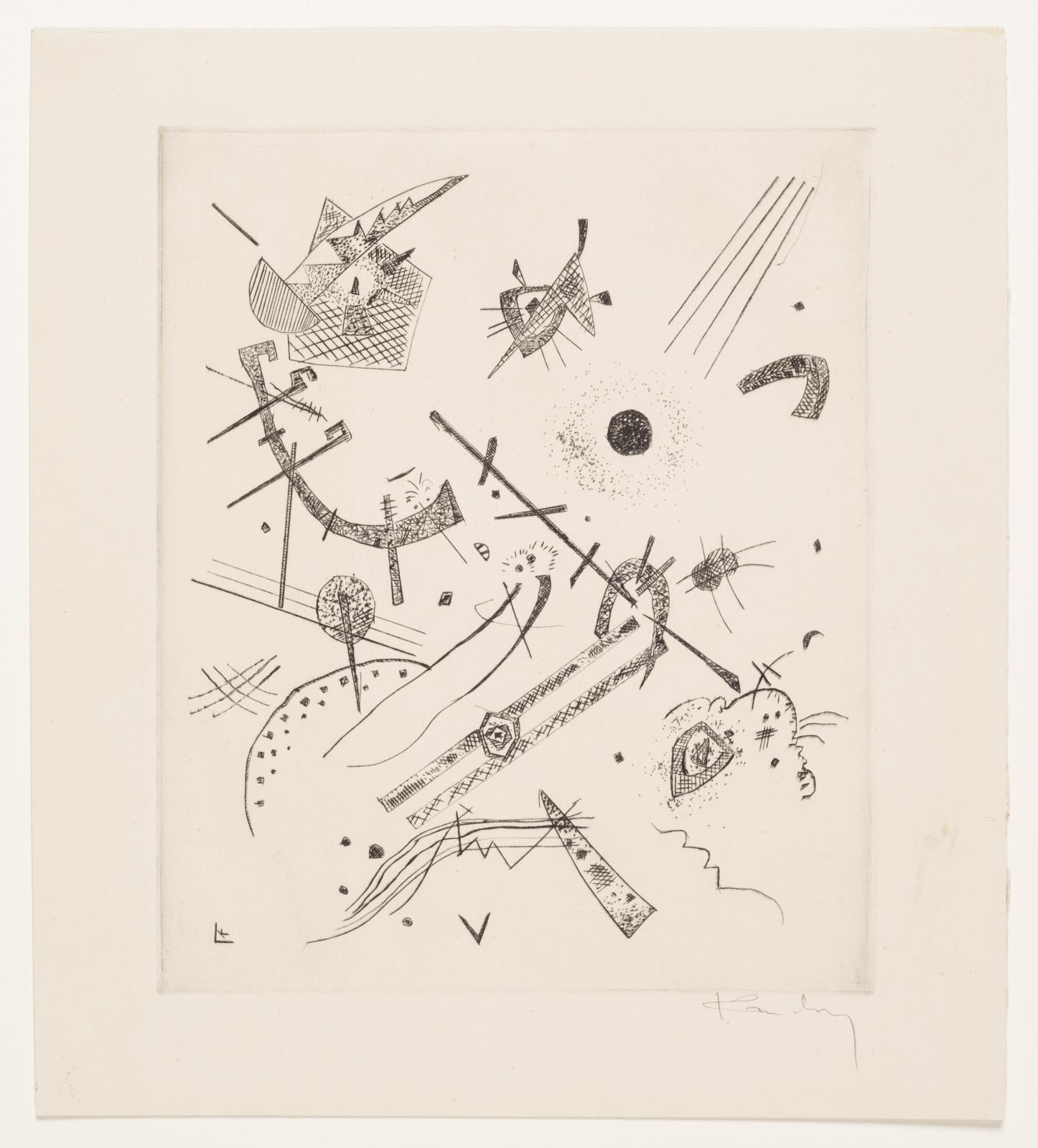 Wassily Kandinsky, Planche XI fra mappen Kleine Welten