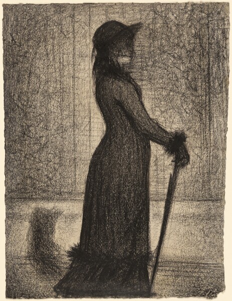 Georges Seurat, Woman Strolling (Une élégante)