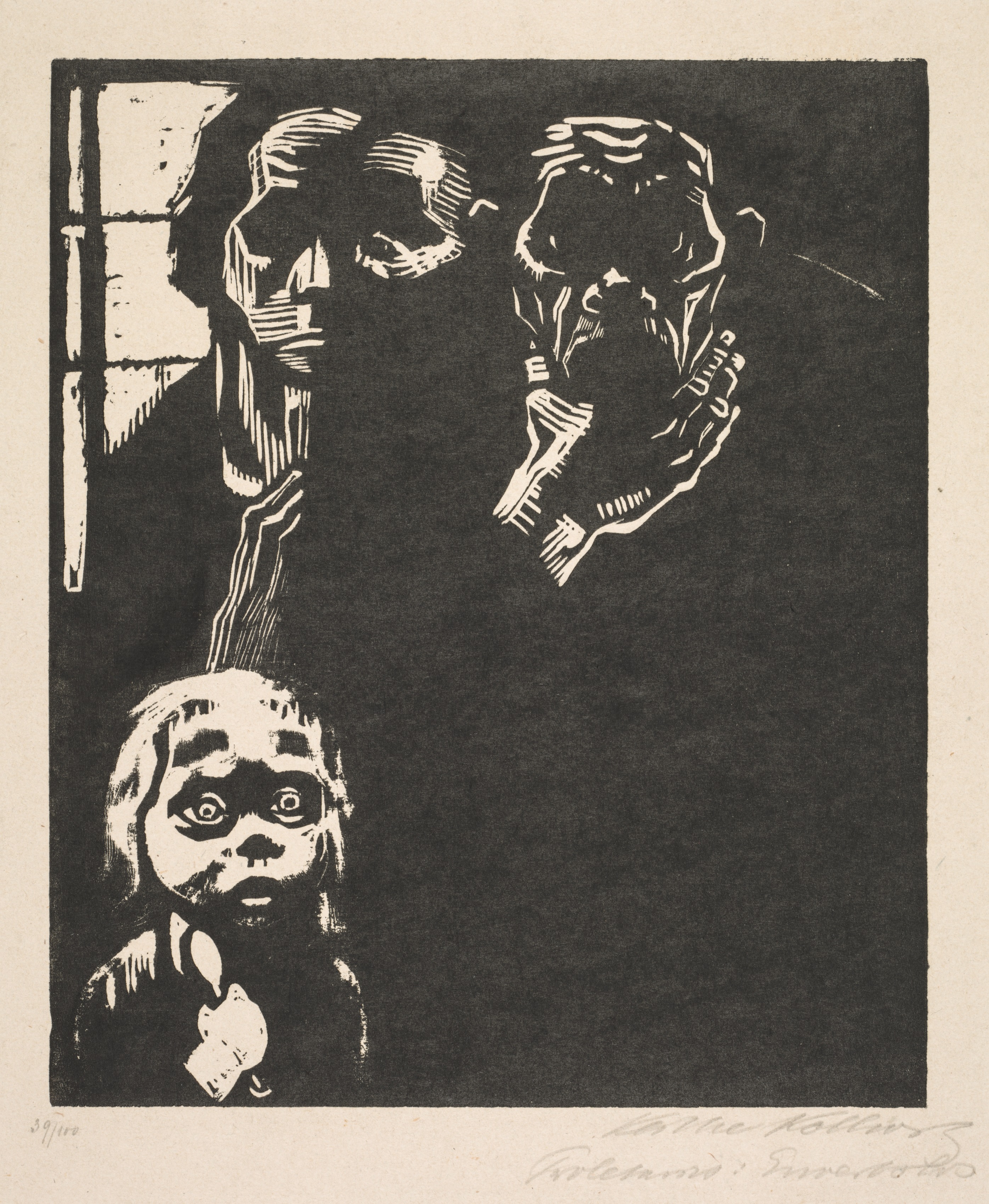 Käthe Kollwitz, Proletariat:  No. 1  Out of Work