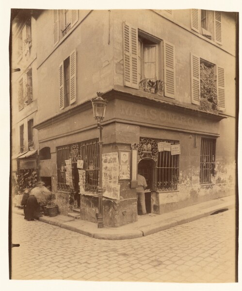 Eugène Atget, Cabaret, rue Mouffetard