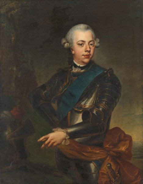 Johann Georg Ziesenis, Willem V (1748-1806), prins van Oranje-Nassau
