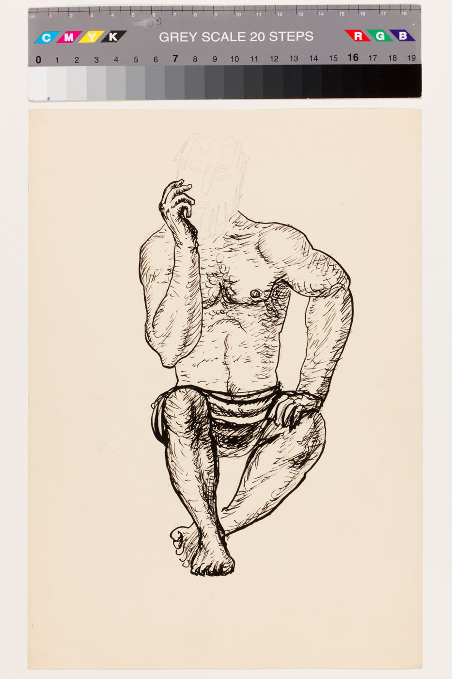 Ülo (autor) Sooster, seated figure
