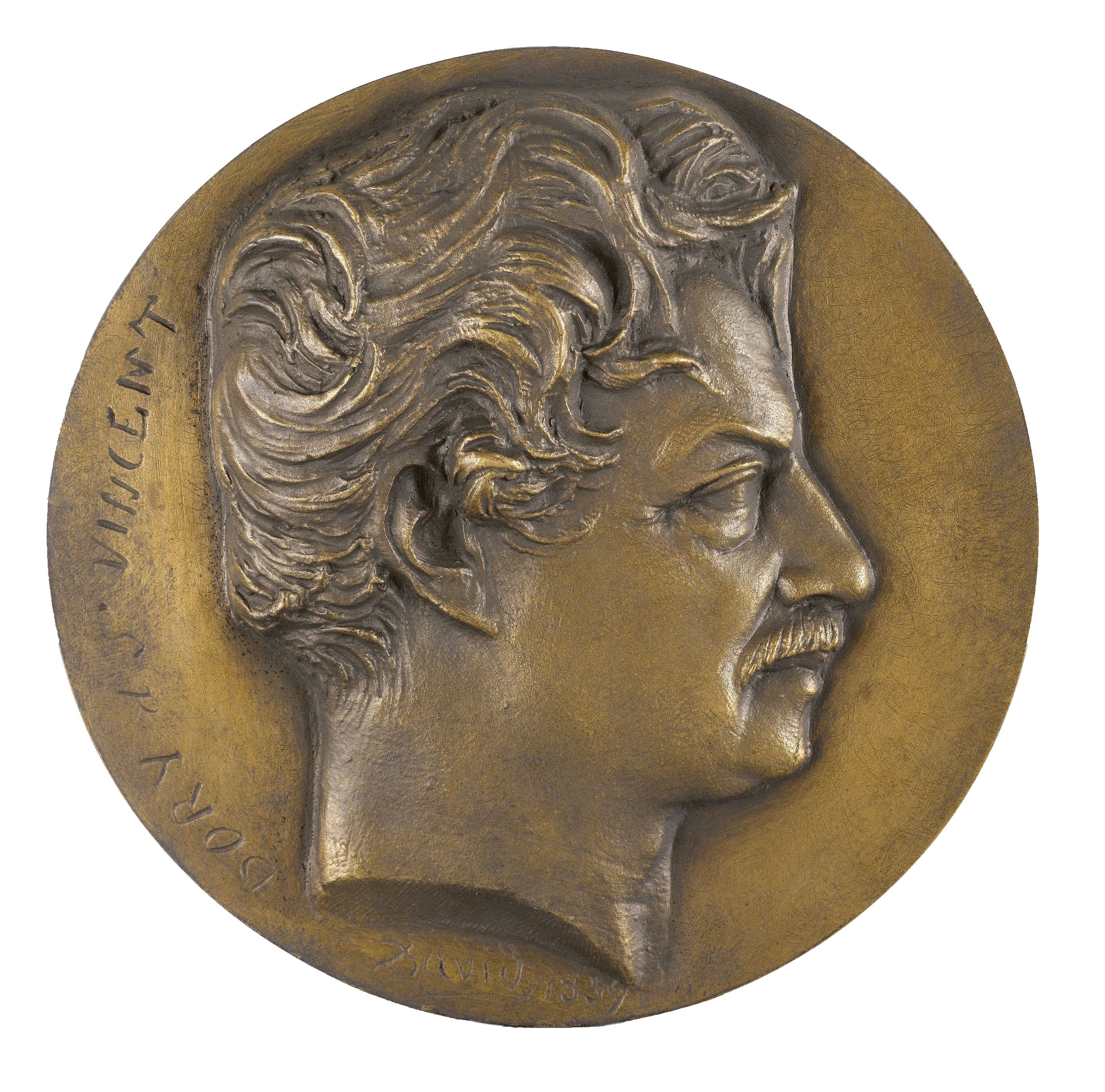 David d'Angers, Portrait de Jean-Baptiste-Georges-Marie Bory de Saint-Vincent (1780-1841), géographe et naturaliste