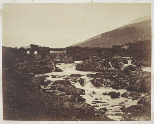 Roger Fenton, Pont y Garth with Snowdon
