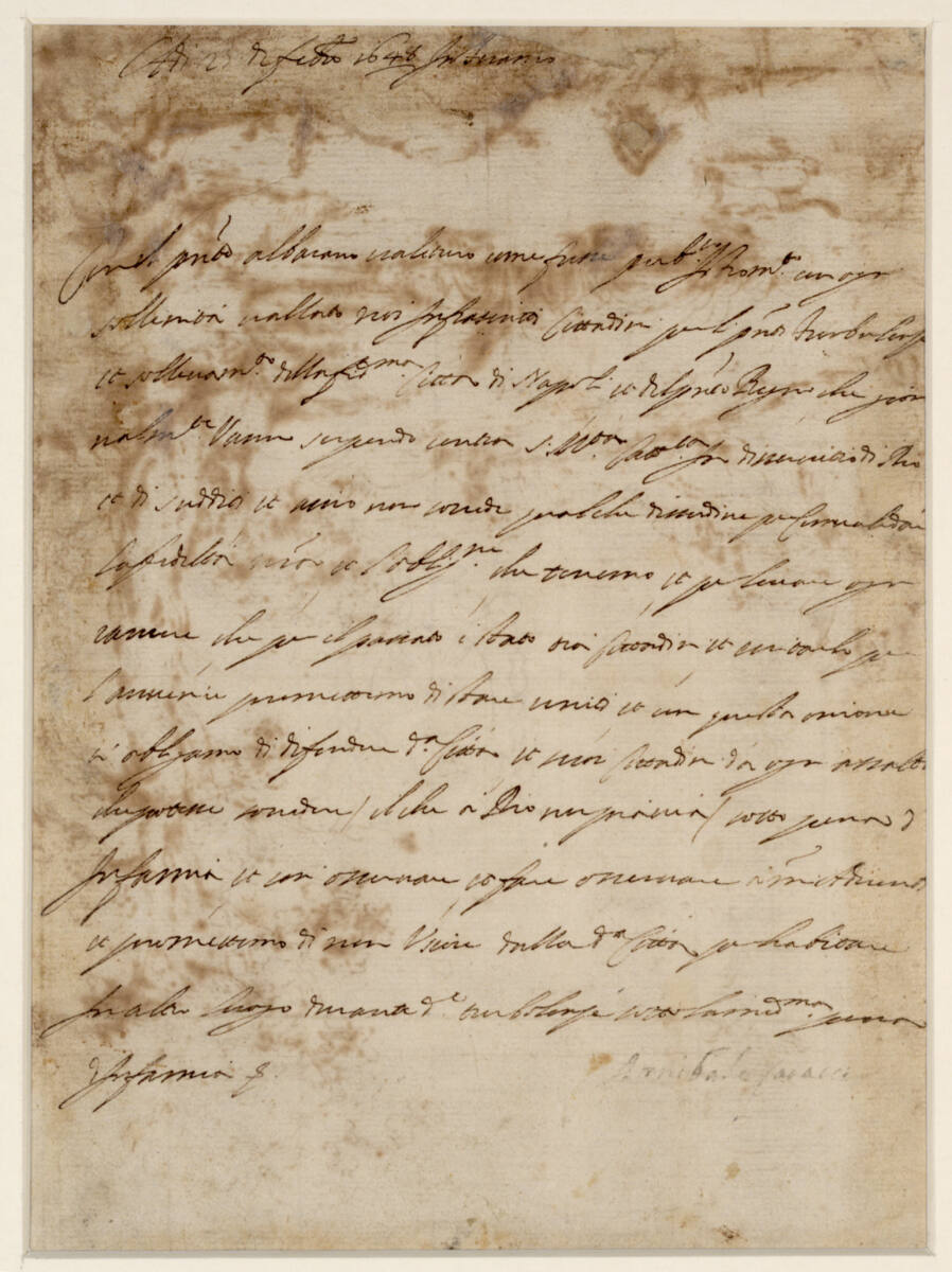 Anonym, Brief