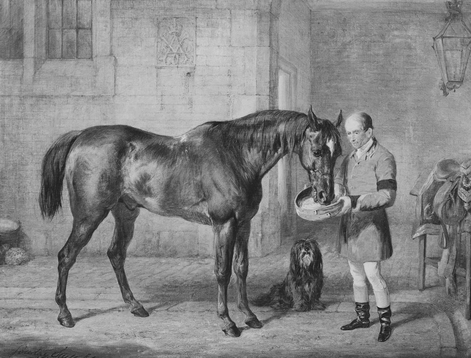 Gourlay Steell, "Andrew" with Charles Everard