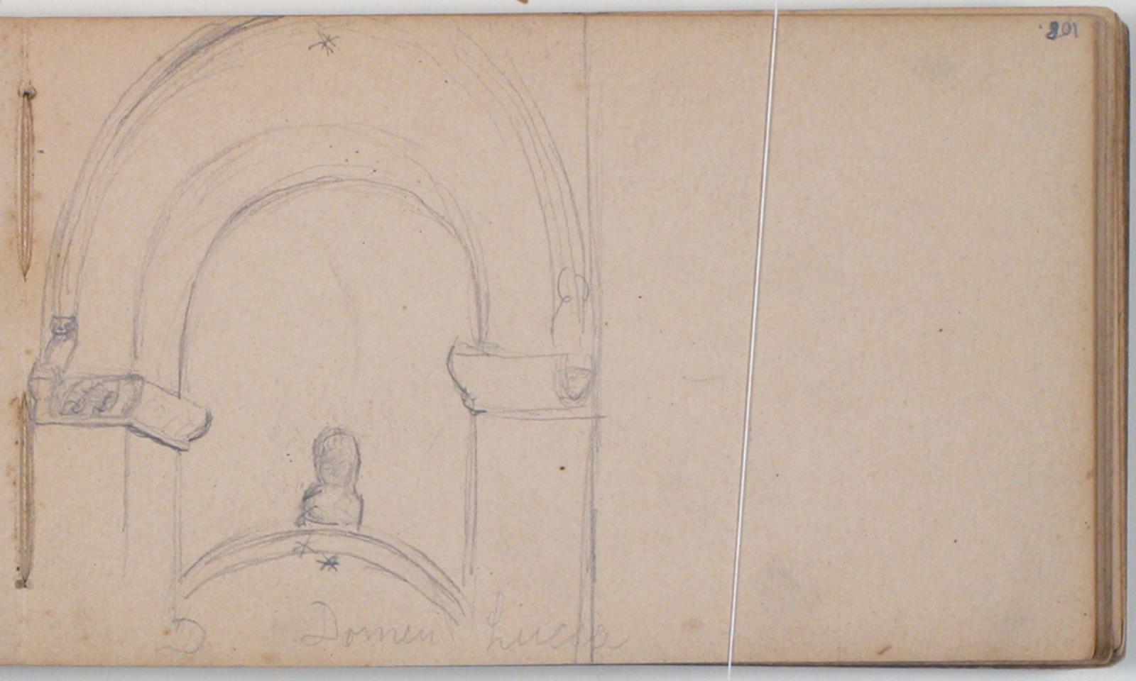 Niels Larsen Stevns, Arkitektonisk fragment fra Domkirken i Lucca