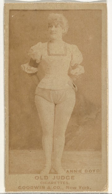 Goodwin & Company, Annie Boyd, from the Actors and Actresses series (N171) for Old Judge Cigarettes