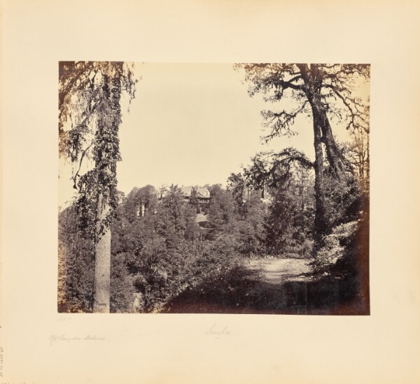Samuel Bourne, Sir William Mansfield's Bungalow, Mahassoo, near Simla