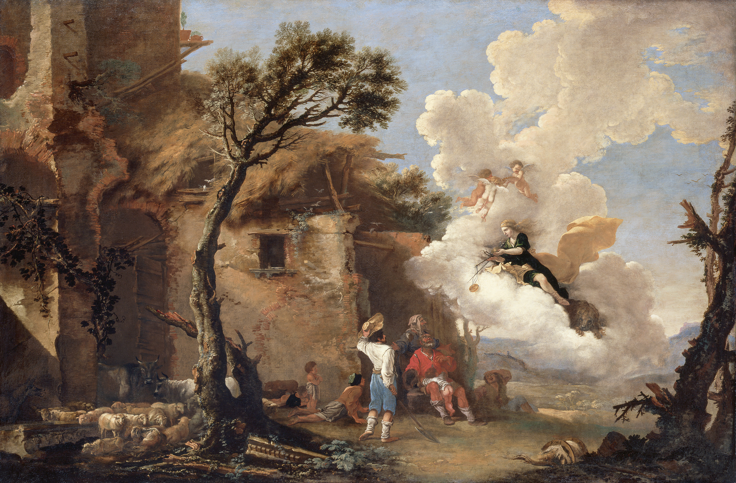 Salvator Rosa, Return of Astrea