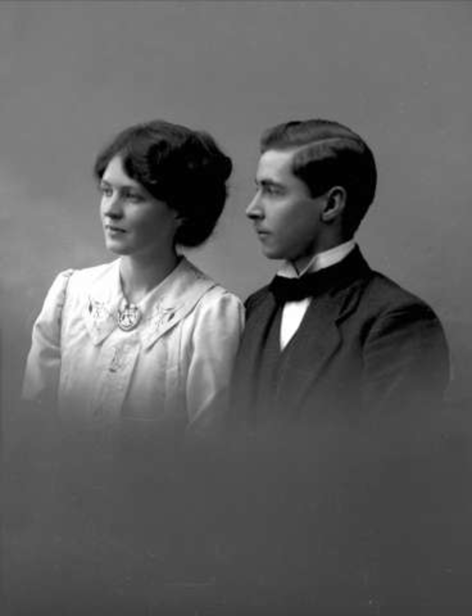 Gustav Borgen, Gruppeportrett, ektepar. Sigurd Hauge.