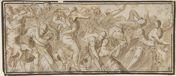 Polidoro da Caravaggio, Rape of the Sabines