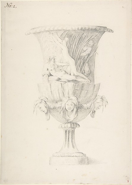 Anonymous, French, 18th century, Design for an Urn