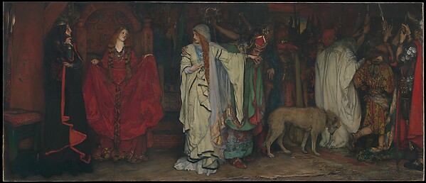 Edwin Austin Abbey, "King Lear," Act I, Scene I