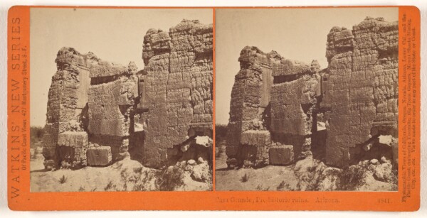 Carleton Watkins, Casa Grande, Pre-historic ruins. Arizona.