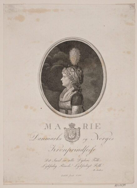 Gerhard Ludvig Lahde, Portræt af Kronprinsesse Marie