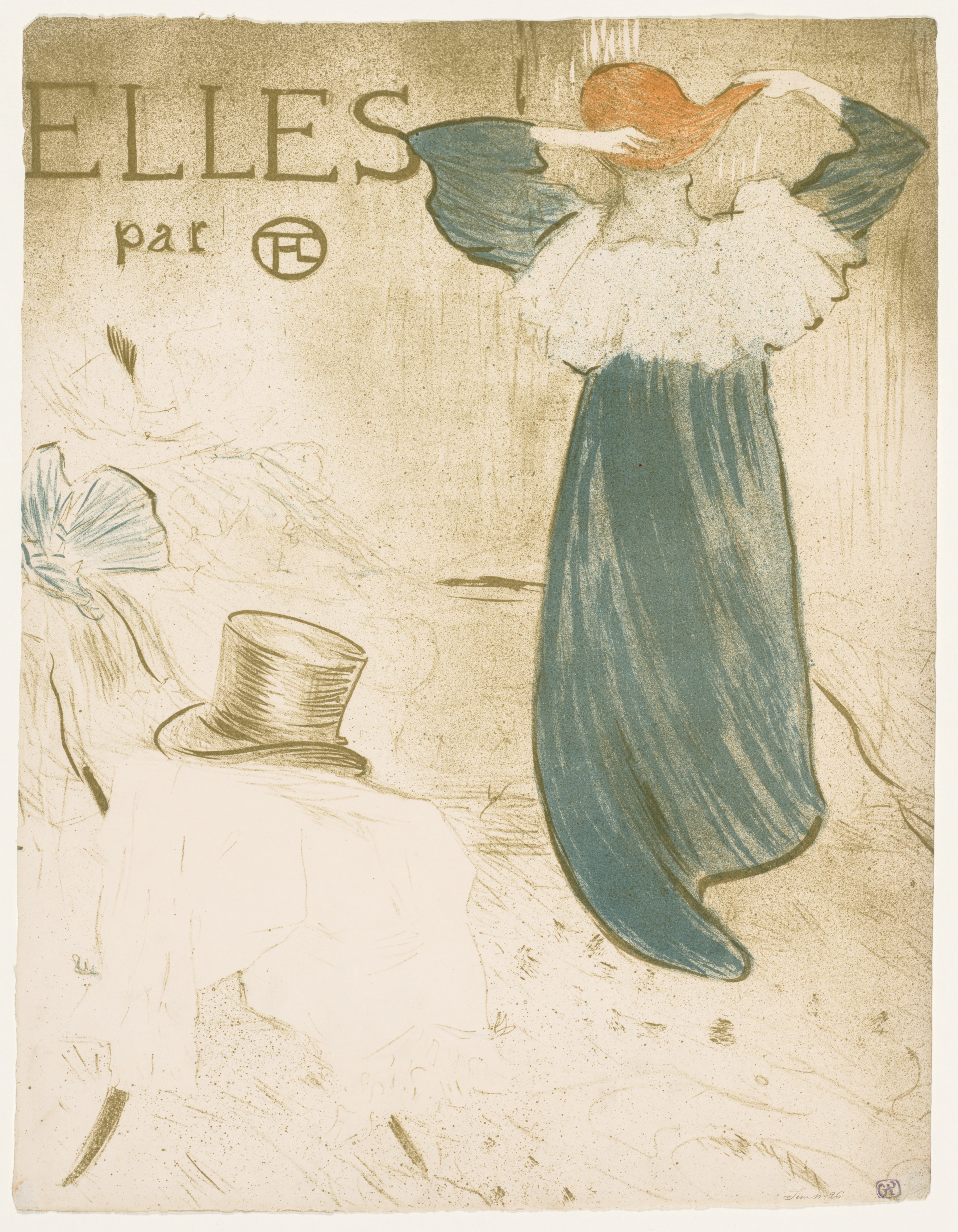 Henri de Toulouse-Lautrec, Elles: Frontispiece
