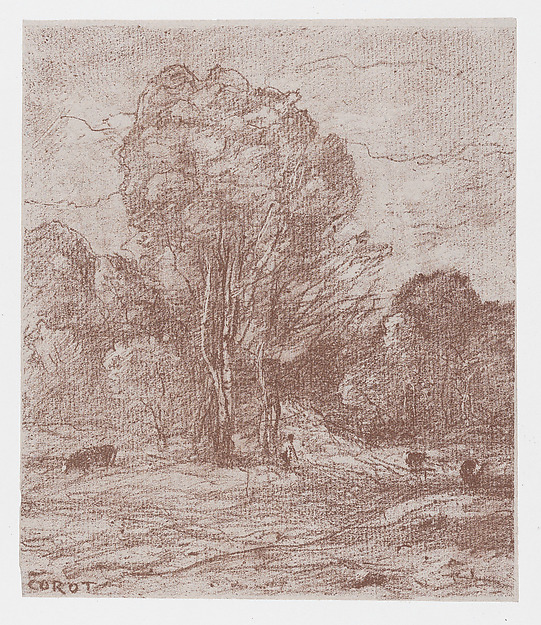 Camille Corot, The Cows' Resting Place (Le Dormoir des vâches)