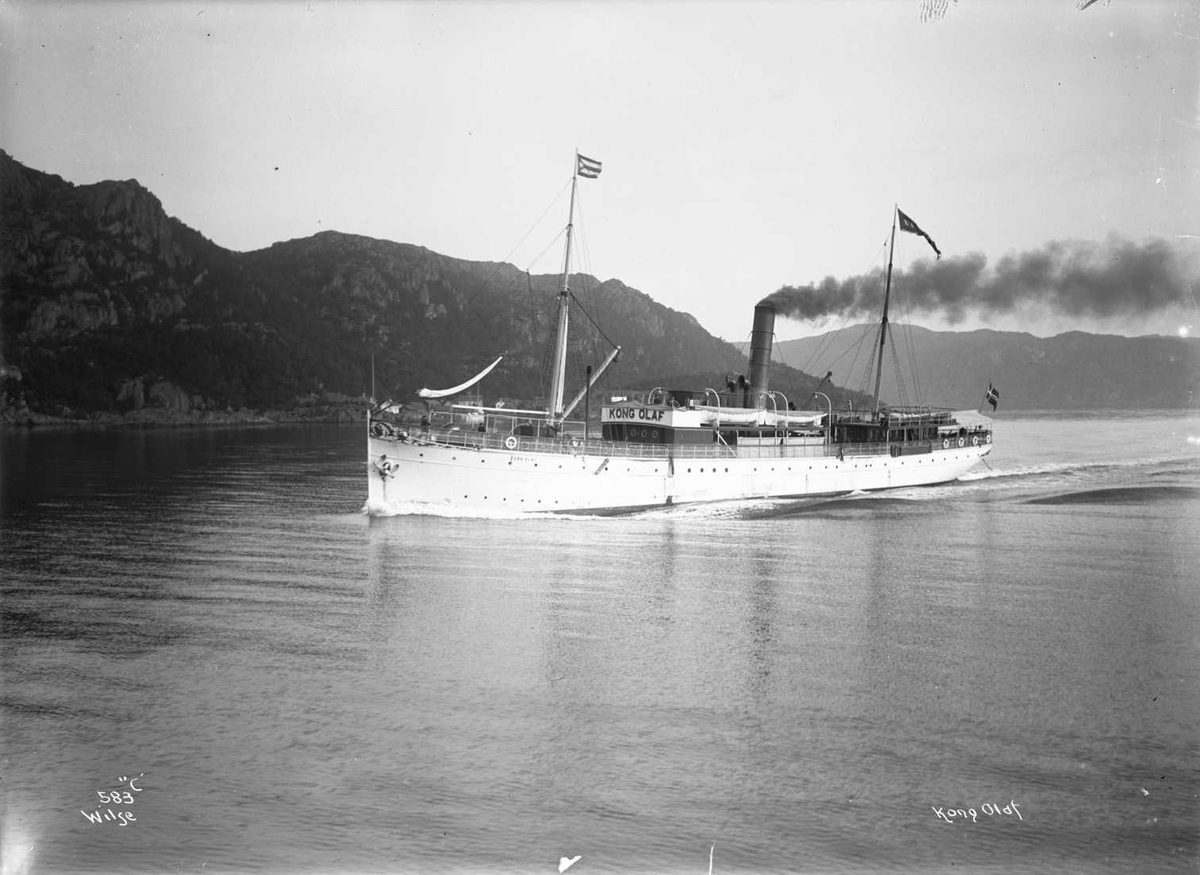 Anders Beer Wilse, Kong Olaf (b. 1883, Stavanger Støberi & Dok, Stavanger)
