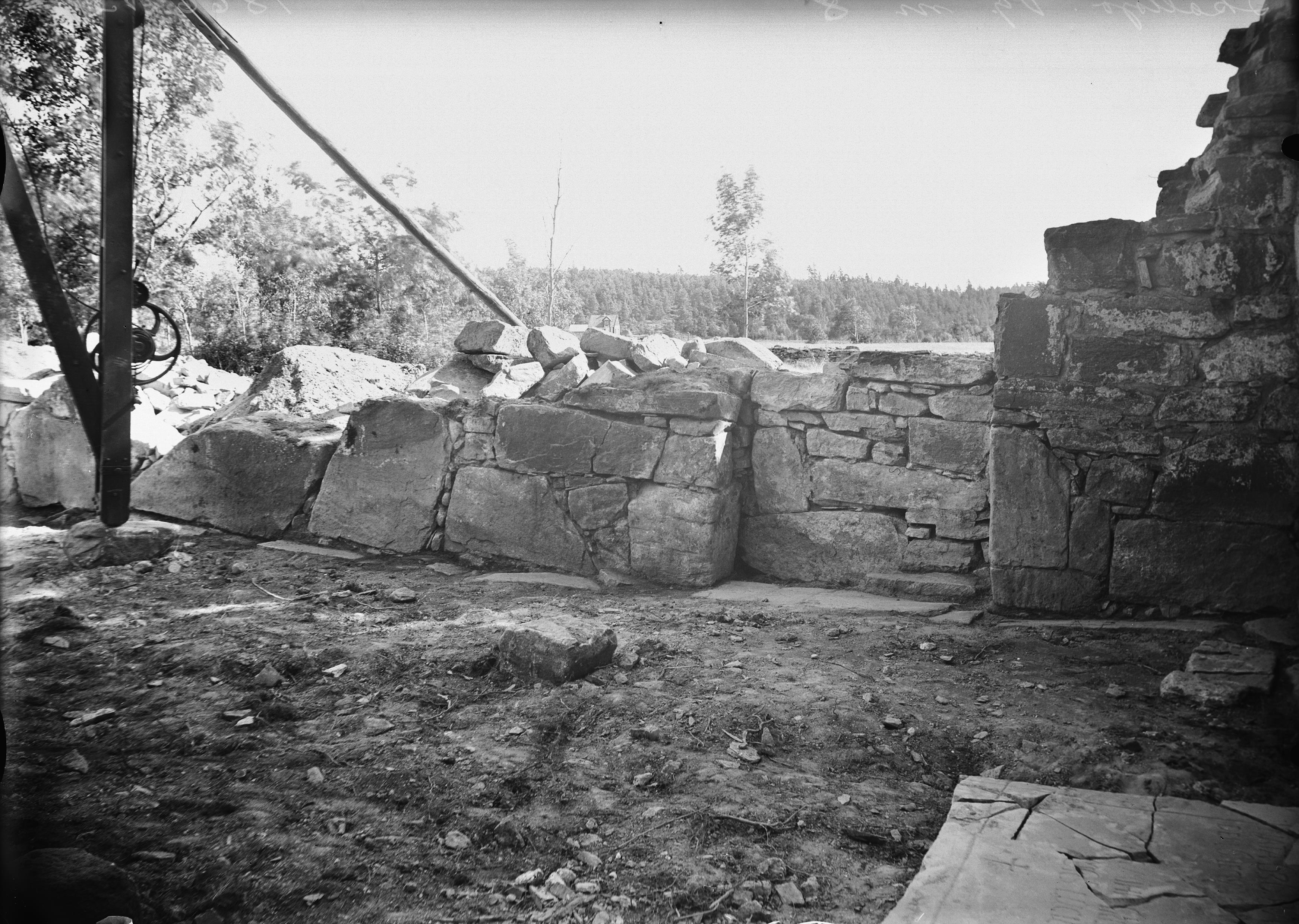 Axel Forssén, Skallsjö kyrkoruin