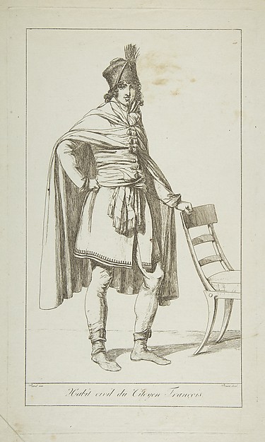 Jacques Louis David, Civil Garb of the French Citizen