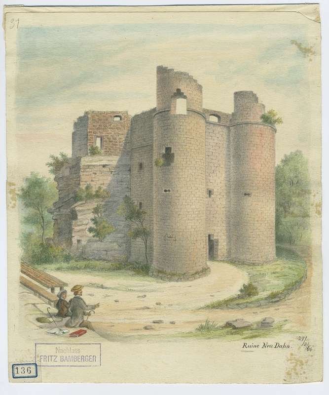 Fritz Bamberger, Ruine Neu-Dahn